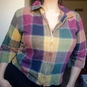 Vintage patchwork top